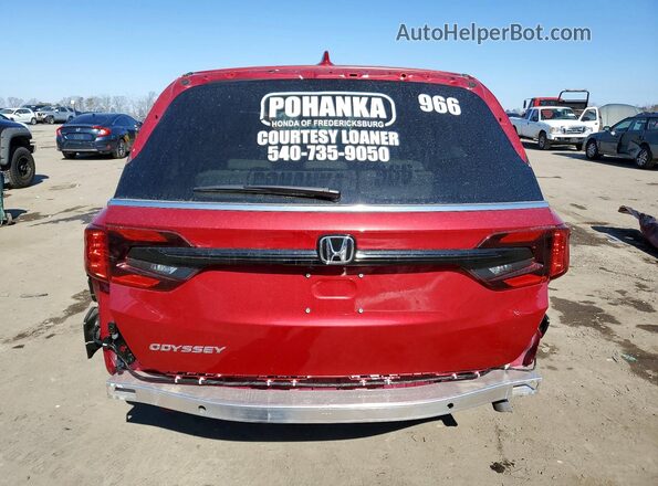 5FNRL6H63TB000381 2026 HONDA ODYSSEY Red Հետևի տեսք