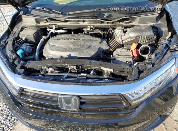 5FNRL6H64RB076264 2024 HONDA ODYSSEY Black ძრავის განყოფილების ხედი