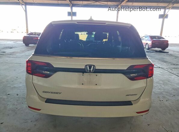5FNRL6H73PB001058 2023 HONDA ODYSSEY White Vista trasera