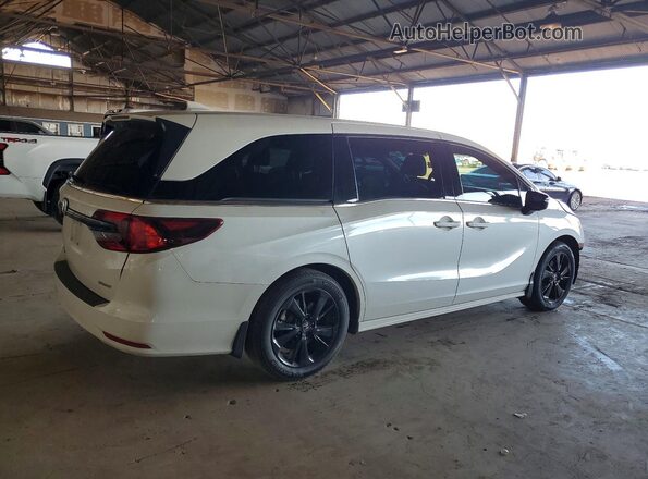 5FNRL6H73PB001058 2023 HONDA ODYSSEY White Trasero derecho