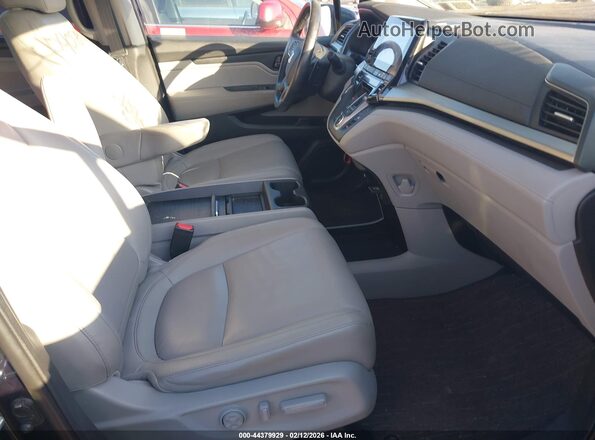 5FNRL6H75MB041136 2021 HONDA ODYSSEY Blue Вид салону спереду