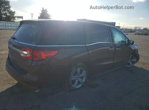 5FNRL6H77KB138299 2019 HONDA ODYSSEY Burgundy Rear right