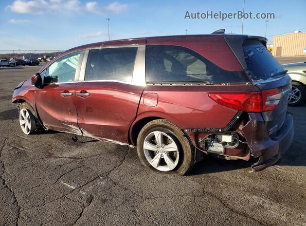 5FNRL6H77KB138299 2019 HONDA ODYSSEY Burgundy Rear left