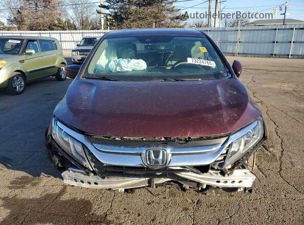 5FNRL6H77KB138299 2019 HONDA ODYSSEY Burgundy Front view