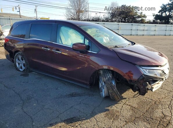5FNRL6H77KB138299 2019 HONDA ODYSSEY Burgundy Front right