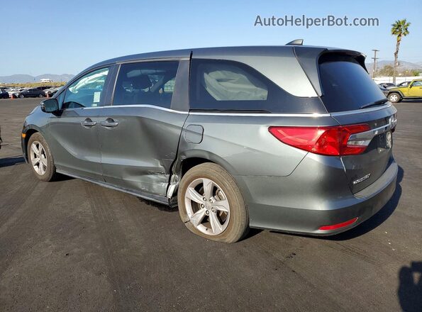 5FNRL6H78JB101616 2018 HONDA ODYSSEY Charcoal Rear left