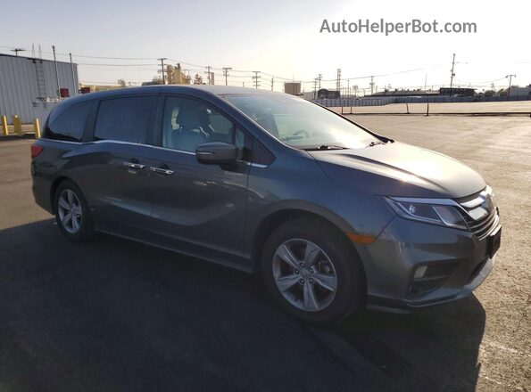 5FNRL6H78JB101616 2018 HONDA ODYSSEY Charcoal Front right