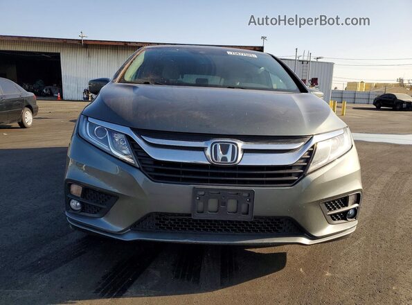 5FNRL6H78JB101616 2018 HONDA ODYSSEY Charcoal Front view