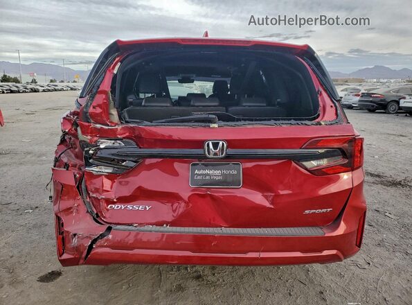 5FNRL6H78SB003428 2025 HONDA ODYSSEY Красный Вид сзади