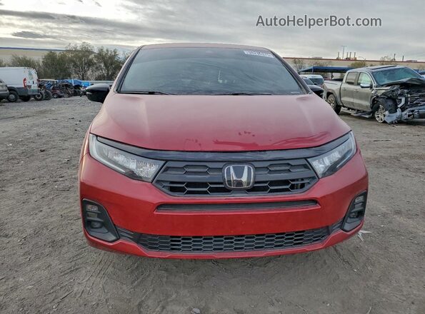 5FNRL6H78SB003428 2025 HONDA ODYSSEY Красный Вид спереди
