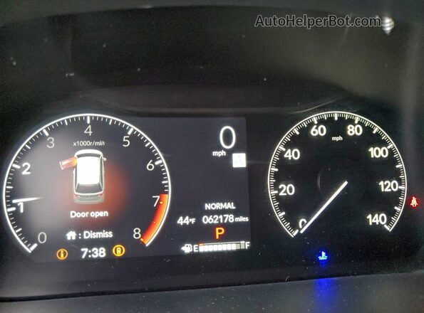 5FNRL6H78SB003428 2025 HONDA ODYSSEY Красный Вид щитка приборов
