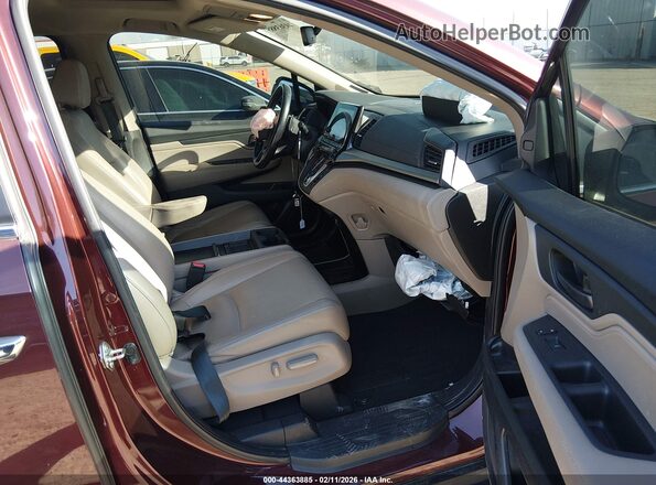 5FNRL6H79KB005737 2019 HONDA ODYSSEY Burgundy 