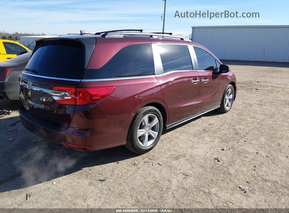 5FNRL6H79KB005737 2019 HONDA ODYSSEY Burgundy 