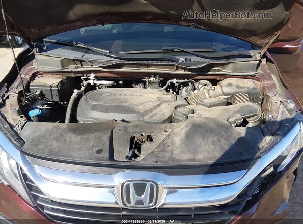 5FNRL6H79KB005737 2019 HONDA ODYSSEY Burgundy 