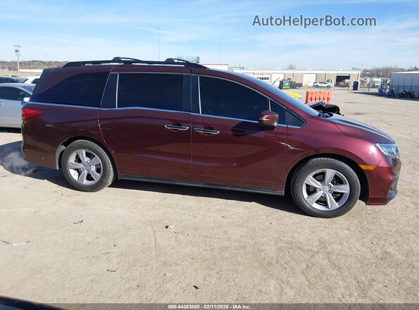 5FNRL6H79KB005737 2019 HONDA ODYSSEY Burgundy 