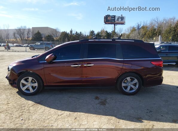 5FNRL6H79KB005737 2019 HONDA ODYSSEY Burgundy 