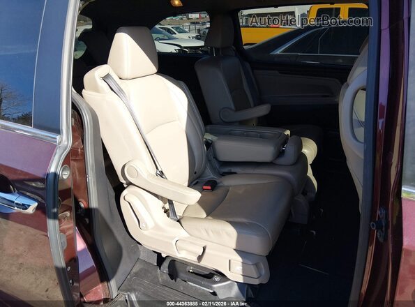 5FNRL6H79KB005737 2019 HONDA ODYSSEY Burgundy 