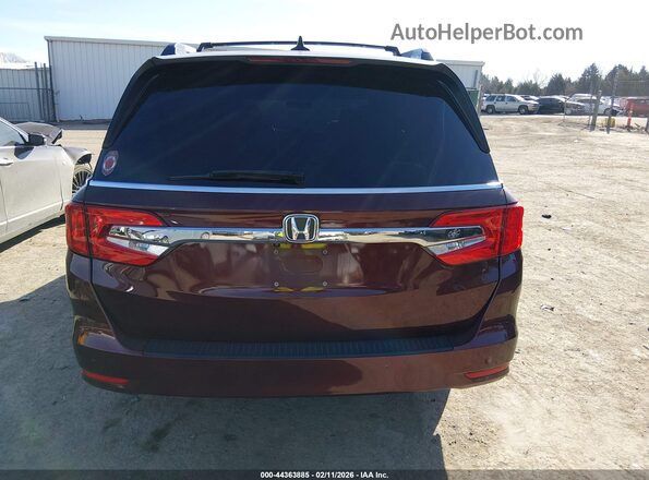 5FNRL6H79KB005737 2019 HONDA ODYSSEY Burgundy 
