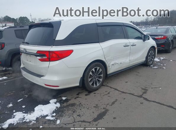 5FNRL6H79NB043652 2022 HONDA ODYSSEY White Задня права чверть