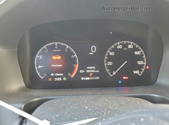 5FNRL6H79SB081894 2025 HONDA ODYSSEY Gray Սարքավորումների վահանակի տեսք