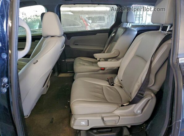 5FNRL6H82KB051449 2019 HONDA ODYSSEY Черный Вид задней части салона