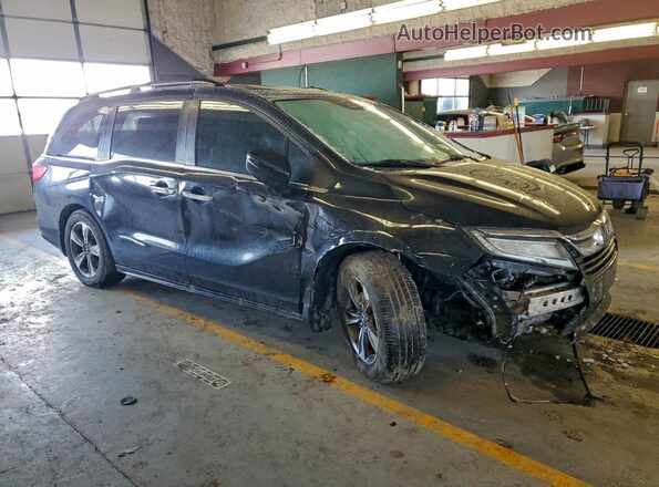 5FNRL6H82KB051449 2019 HONDA ODYSSEY Черный Передняя правая четверть