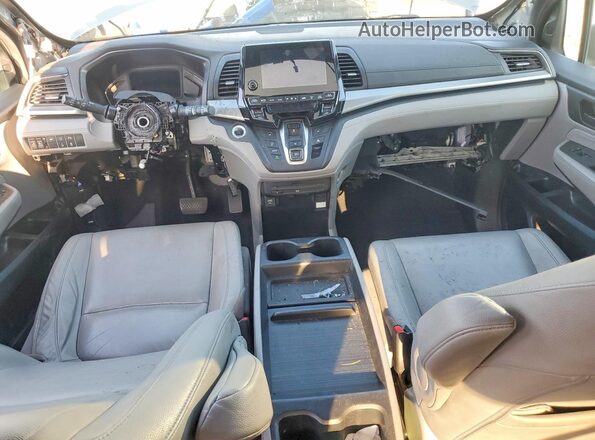 5FNRL6H82KB116607 2019 HONDA ODYSSEY Gray Widok deski rozdzielczej