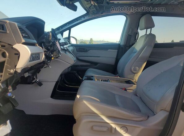 5FNRL6H82KB116607 2019 HONDA ODYSSEY Gray Widok wnętrza z przodu