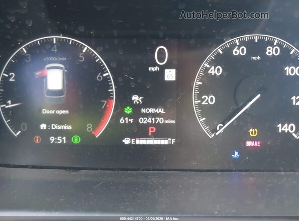 5FNRL6H87SB001422 2025 HONDA ODYSSEY White 
