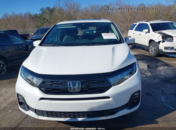 5FNRL6H87SB001422 2025 HONDA ODYSSEY White Widok zestawu wskaźników