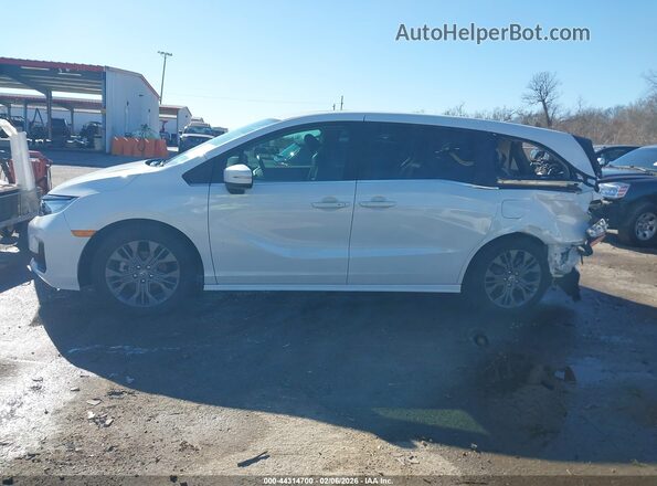 5FNRL6H87SB001422 2025 HONDA ODYSSEY White Widok wnętrza 360 stopni