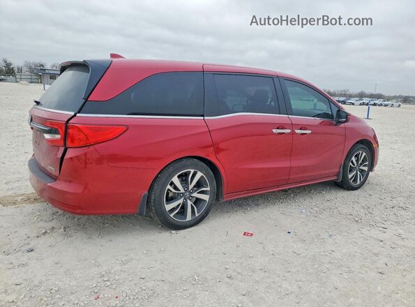 5FNRL6H88NB066932 2022 HONDA ODYSSEY Red Rear right