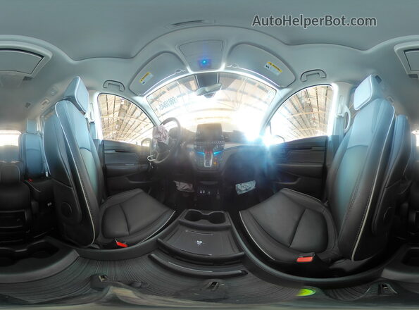 5FNRL6H89SB016021 2025 HONDA ODYSSEY White Панорамний вид салону 360°