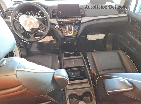 5FNRL6H89SB016021 2025 HONDA ODYSSEY White Вид панелі приладів