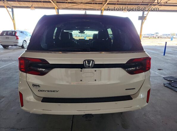 5FNRL6H89SB016021 2025 HONDA ODYSSEY White Вид ззаду