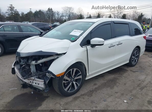 5FNRL6H91JB033399 2018 HONDA ODYSSEY White Przód lewy