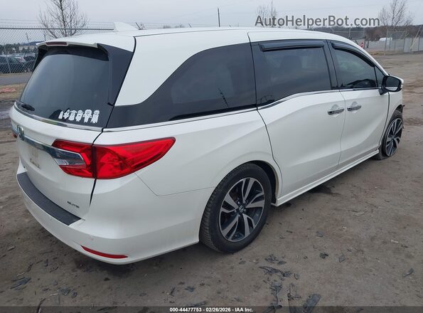 5FNRL6H91JB033399 2018 HONDA ODYSSEY White Tył prawy