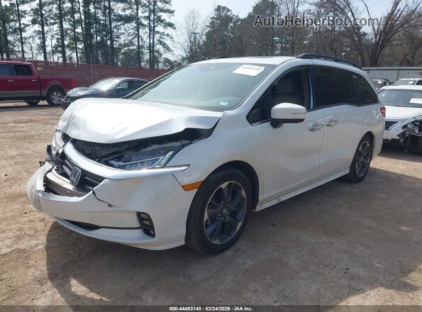 5FNRL6H95NB061826 2022 HONDA ODYSSEY White Vista tres cuartos delantera izquierda
