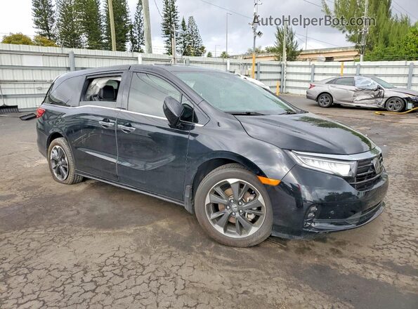 5FNRL6H95RB047463 2024 HONDA ODYSSEY Black Delantero derecho