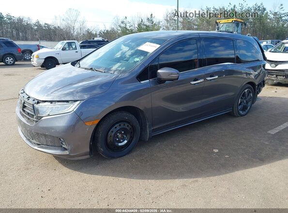5FNRL6H99PB058432 2023 HONDA ODYSSEY Gray Առջևի ձախ երեք քառորդ տեսարան