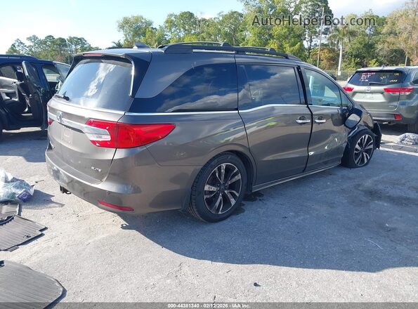 5FNRL6H9XJB065784 2018 HONDA ODYSSEY Brown Задня права чверть