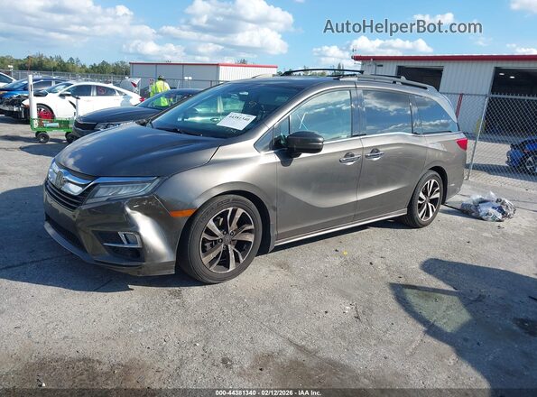 5FNRL6H9XJB065784 2018 HONDA ODYSSEY Brown Передня ліва чверть