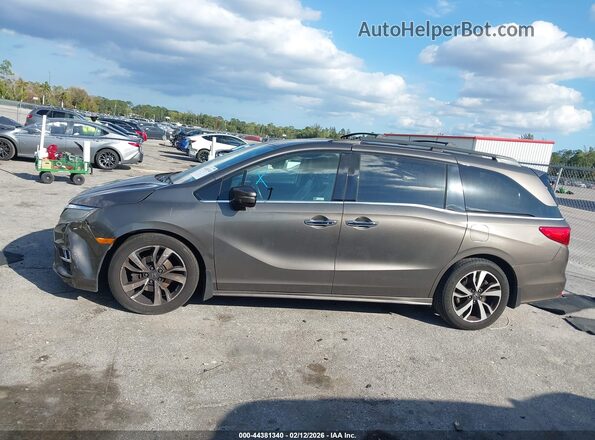 5FNRL6H9XJB065784 2018 HONDA ODYSSEY Brown Панорамний вид салону 360°