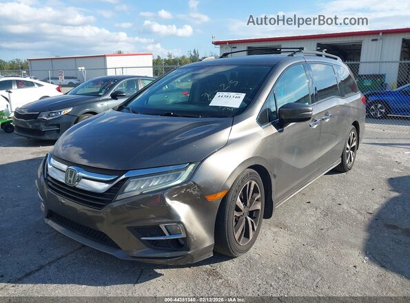 5FNRL6H9XJB065784 2018 HONDA ODYSSEY Brown Вид спереду