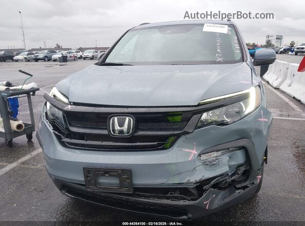 5FNYF5H2XNB018017 2022 HONDA PILOT Gray Instrument cluster view