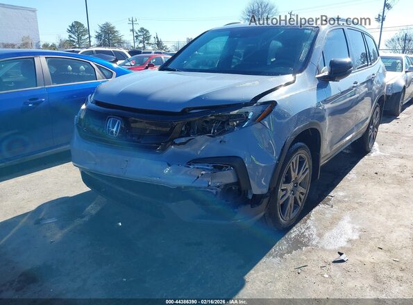 5FNYF5H32NB029098 2022 HONDA PILOT Blue წინა ხედი
