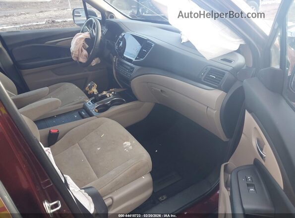 5FNYF5H34KB015683 2019 HONDA PILOT Maroon 