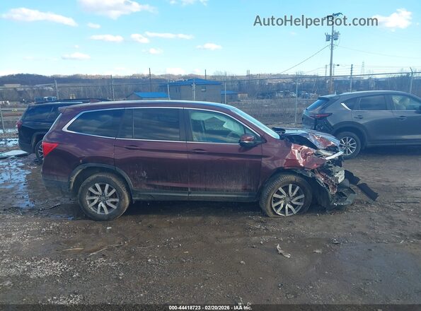 5FNYF5H34KB015683 2019 HONDA PILOT Maroon 