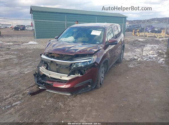 5FNYF5H34KB015683 2019 HONDA PILOT Maroon 