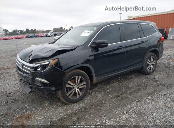 5FNYF5H55JB009097 2018 HONDA PILOT Black წინა მარცხენა ხედი სამი მეოთხედიდან